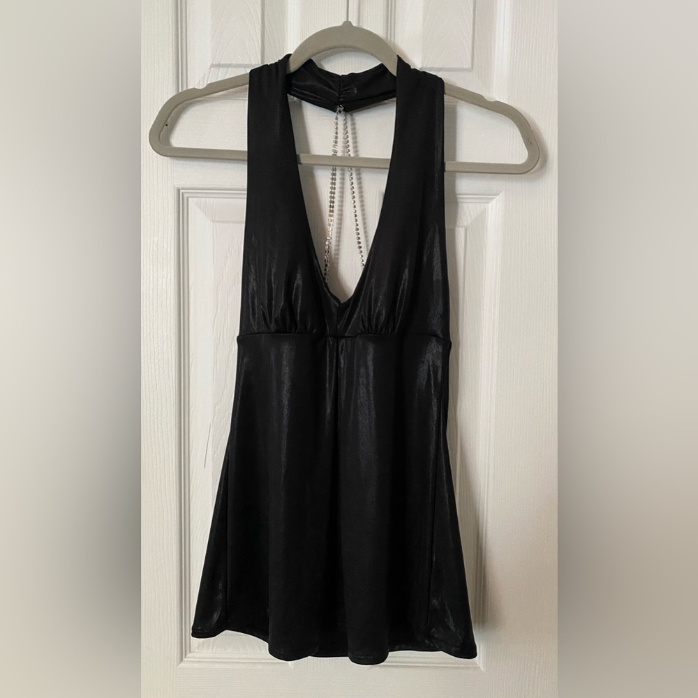 GUESS black glittery women’s top small